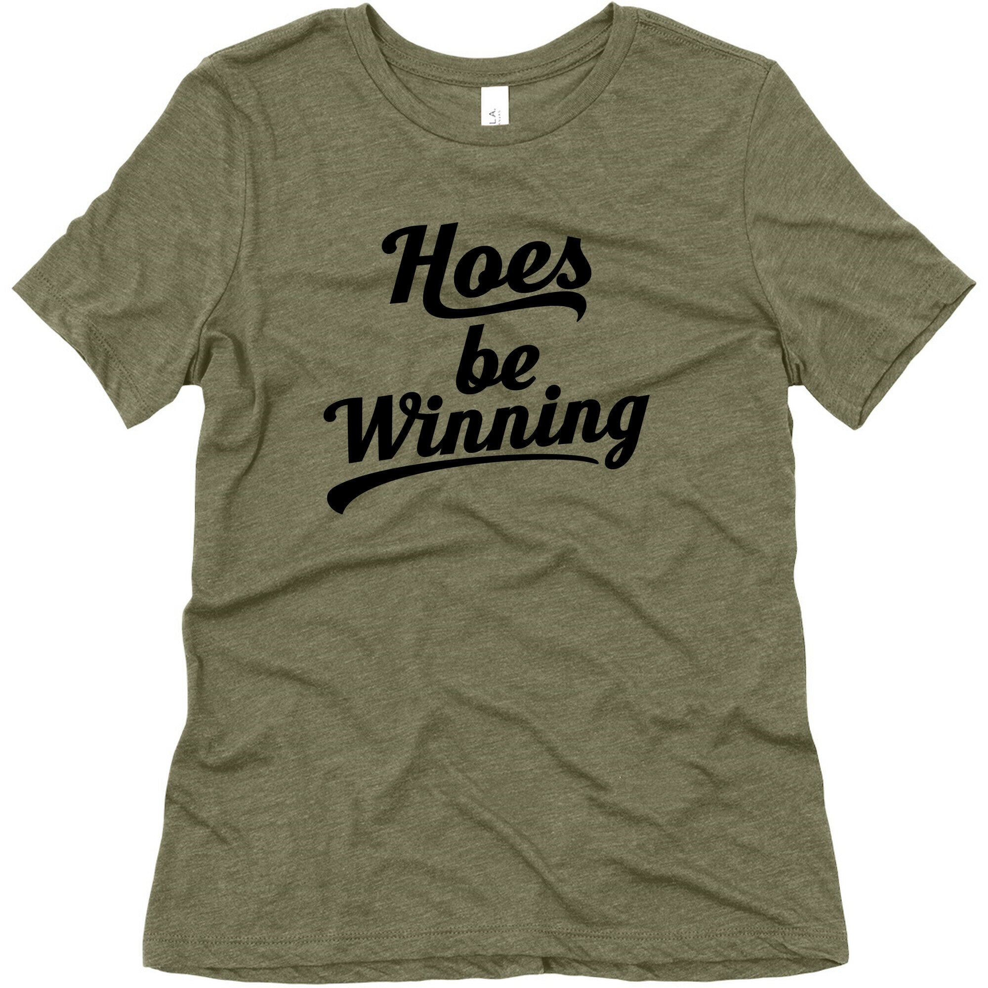 Hoes be Winning Womens Triblend Tee